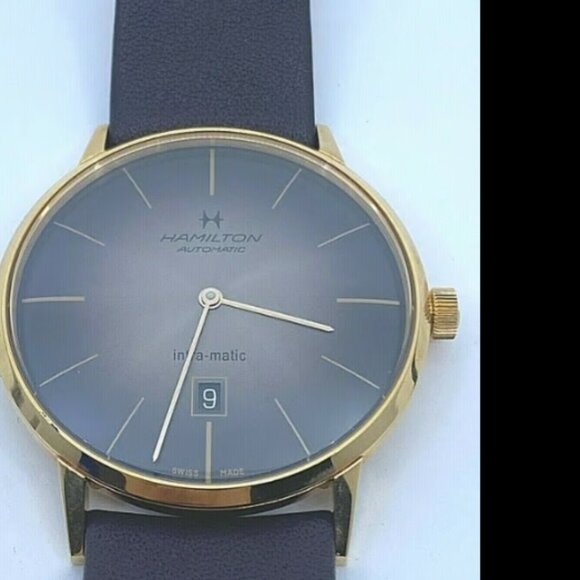 HAMILTON INTRA-MATIC 42mm Automatic Brown Dial Leather Men's Watch H38745501 - Picture 7 of 7